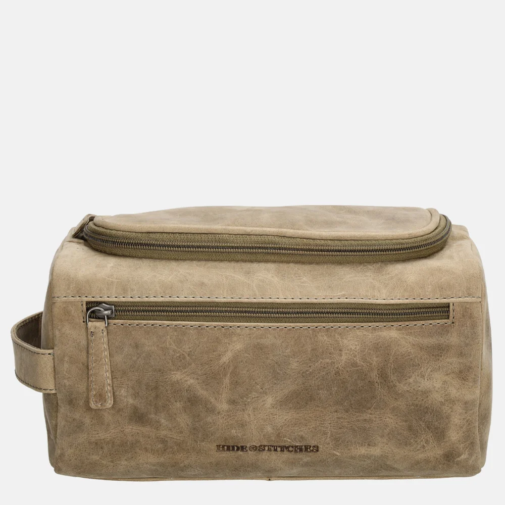 Hide & Stitches Idaho toilettas donkerzand